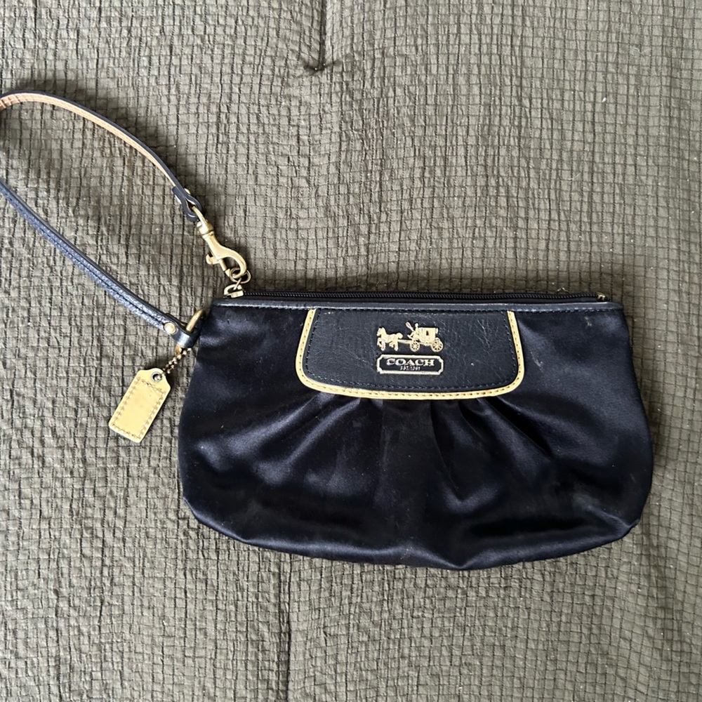 Coach Satin Ashley Wristlet